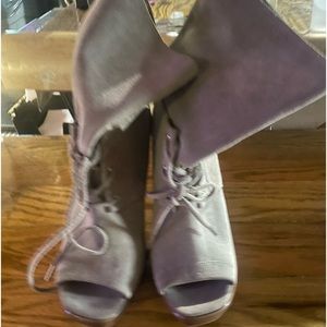 Michael Kors Peep toe platform boot